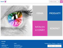 Tablet Screenshot of elastoform.cz